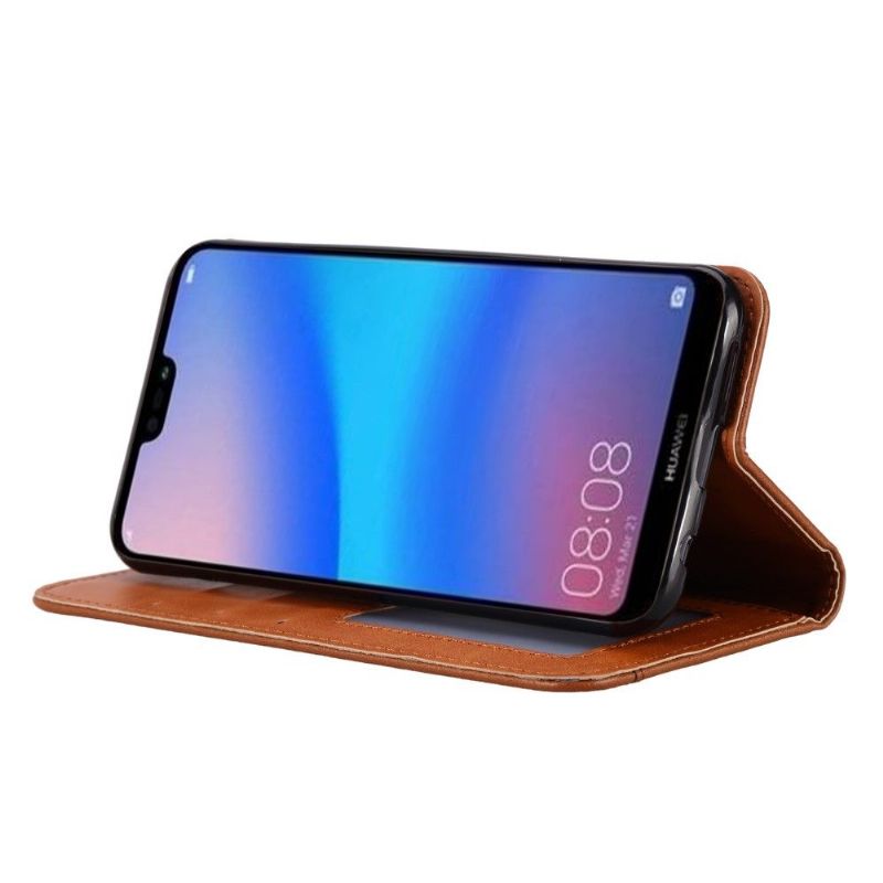 Flip Cover Huawei P30 Lite Hemming Stand Case Læder Kortholder