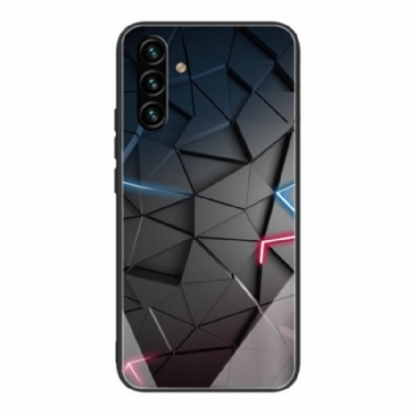 Cover Samsung Galaxy A13 5G / A04s Hærdet Glas Geometri