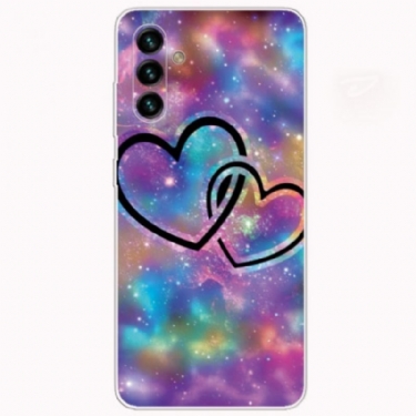 Cover Samsung Galaxy A13 5G / A04s Lænkede Hjerter