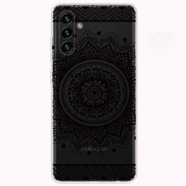 Cover Samsung Galaxy A13 5G / A04s Mandala Med Enkelt Blomst