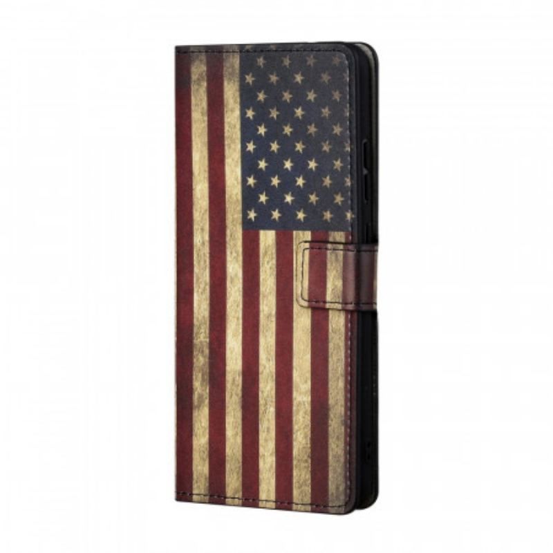 Flip Cover Samsung Galaxy A13 5G / A04s Amerikansk Flag