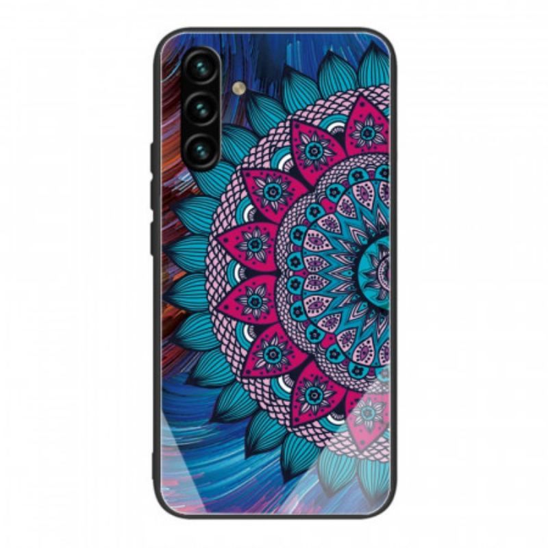 Mobilcover Samsung Galaxy A13 5G / A04s Mandala Hærdet Glas