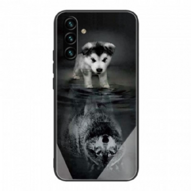 Mobilcover Samsung Galaxy A13 5G / A04s Puppy Dream Hærdet Glas