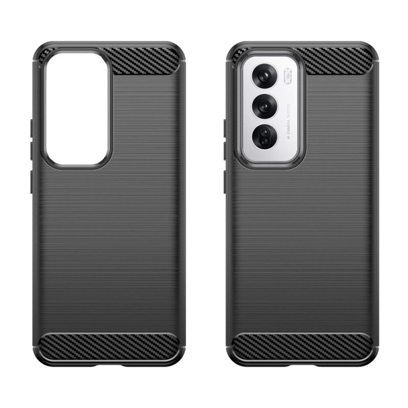 Cover Oppo Reno 12 5g Børstet Kulfiber