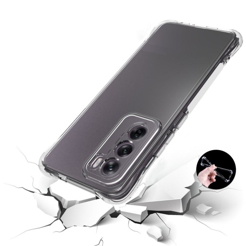 Cover Oppo Reno 12 5g Gennemsigtige Forstærkede Hjørner