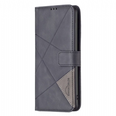 Flip Cover Oppo Reno 12 5g Geometri Binfen Farve