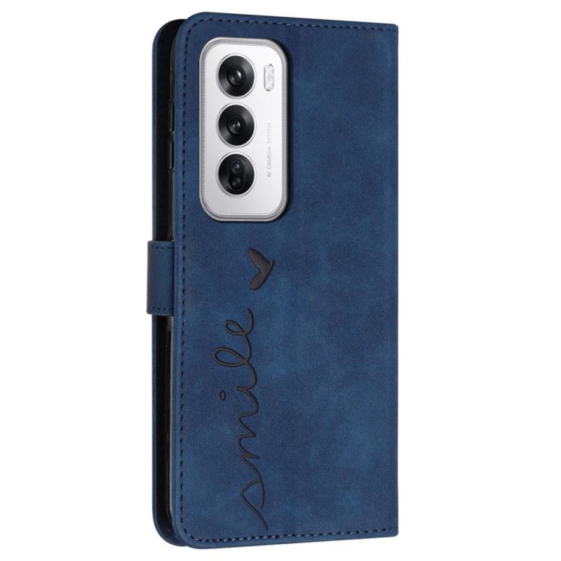 Flip Cover Oppo Reno 12 5g Smil