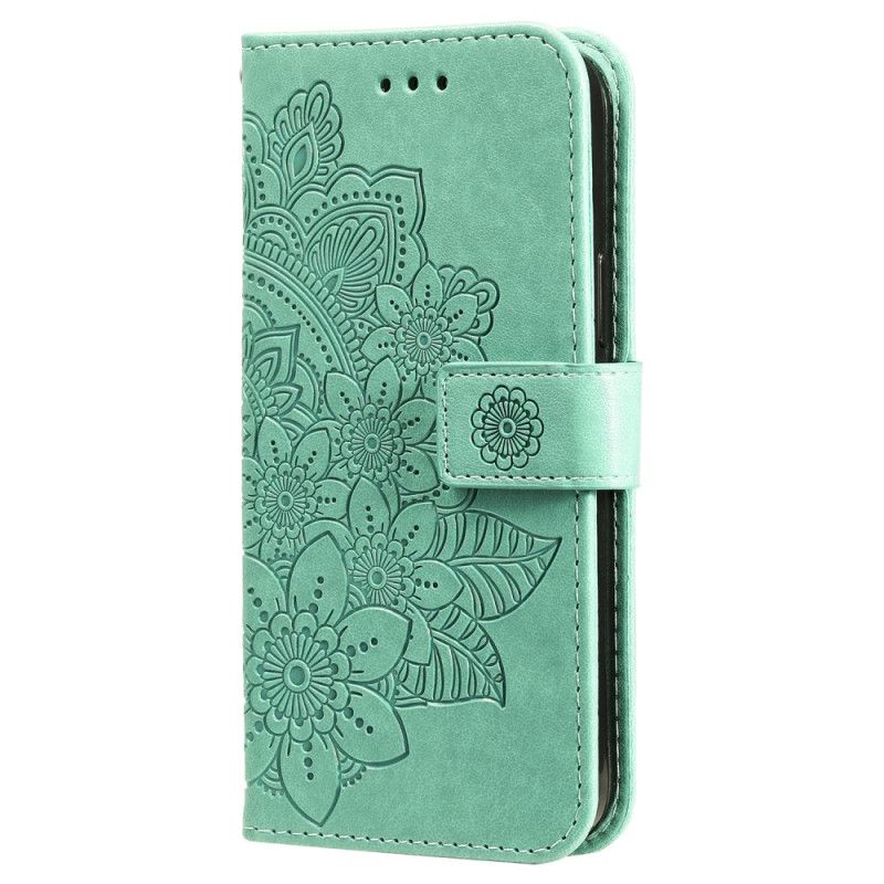 Flip Cover Til Oppo Reno 12 5g Mandala Print Med Rem