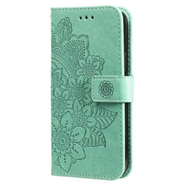 Flip Cover Til Oppo Reno 12 5g Mandala Print Med Rem