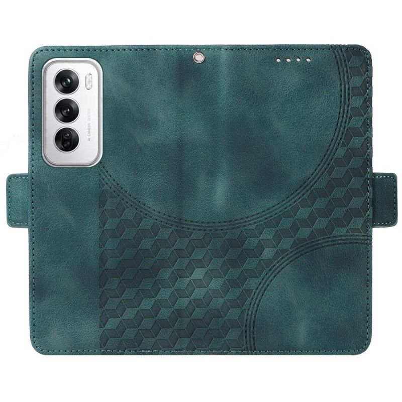 Flip Cover Til Oppo Reno 12 5g Rhombus Starry