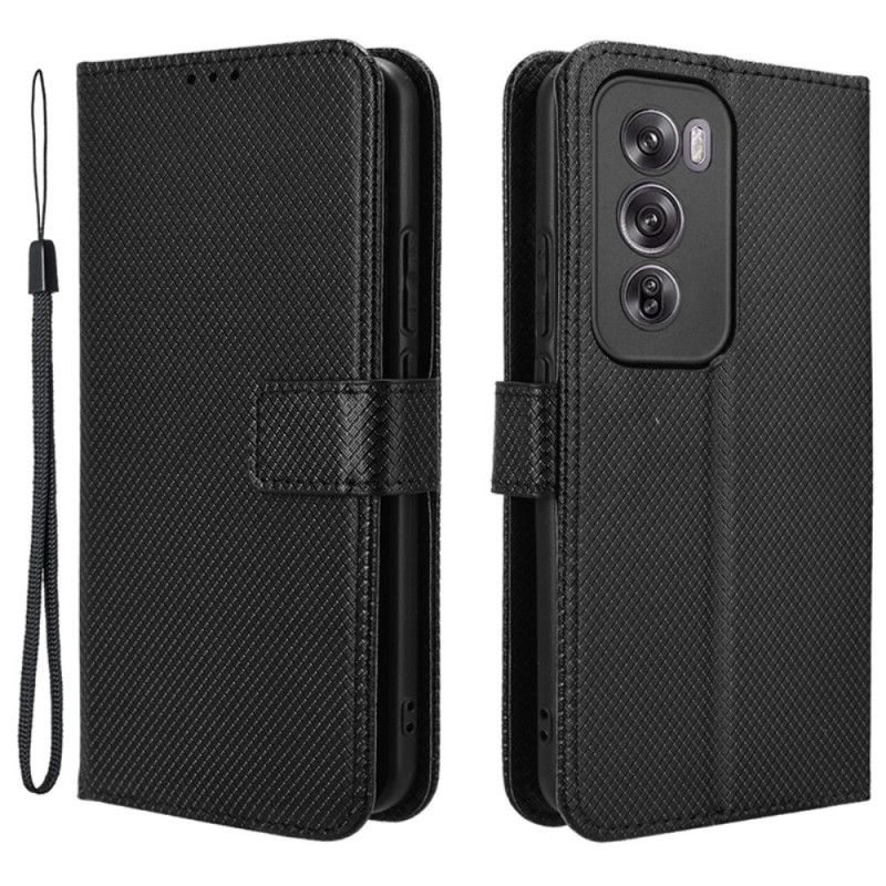 Flip Cover Til Oppo Reno 12 5g Strap Points