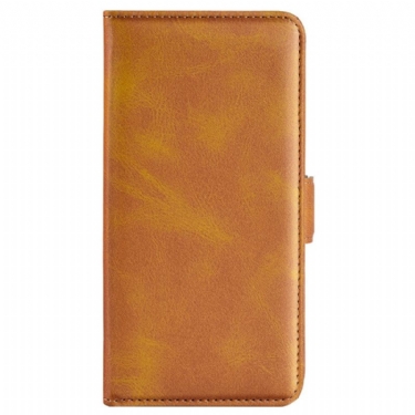 Læder Cover Oppo Reno 12 5g Dobbeltlås Folio Style