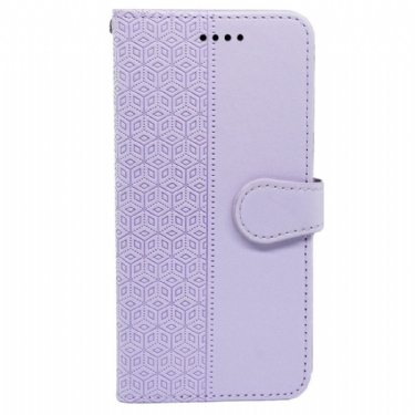 Læder Cover Oppo Reno 12 5g Telefon Etui Vandret Frise