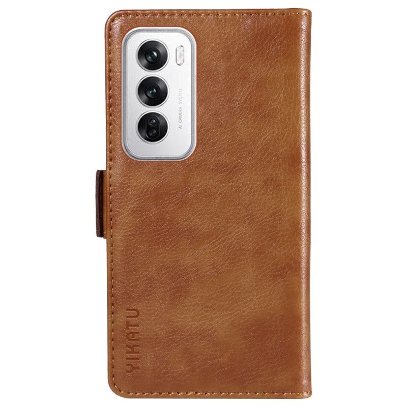 Læder Cover Oppo Reno 12 5g Vintage Yikatu