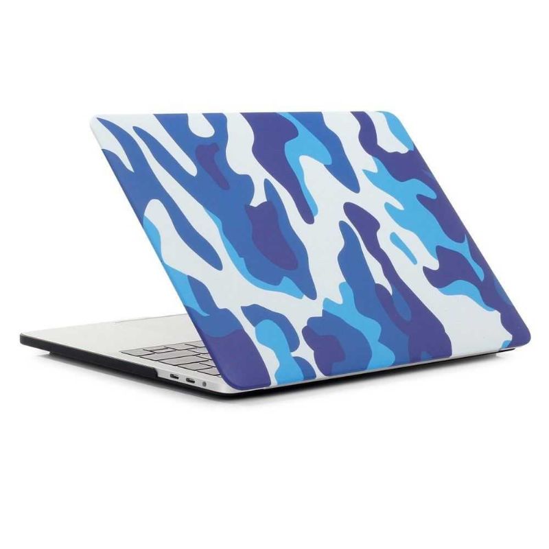 Macbook Pro 13 Etui / Touch Bar Militær Camouflage - Blå
