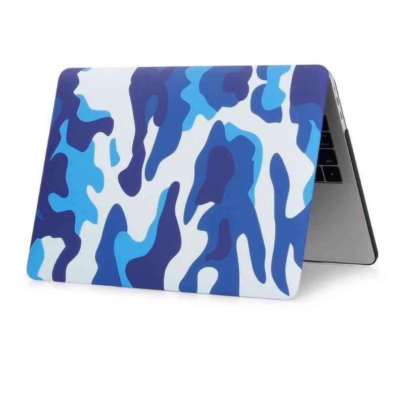 Macbook Pro 13 Etui / Touch Bar Militær Camouflage - Blå