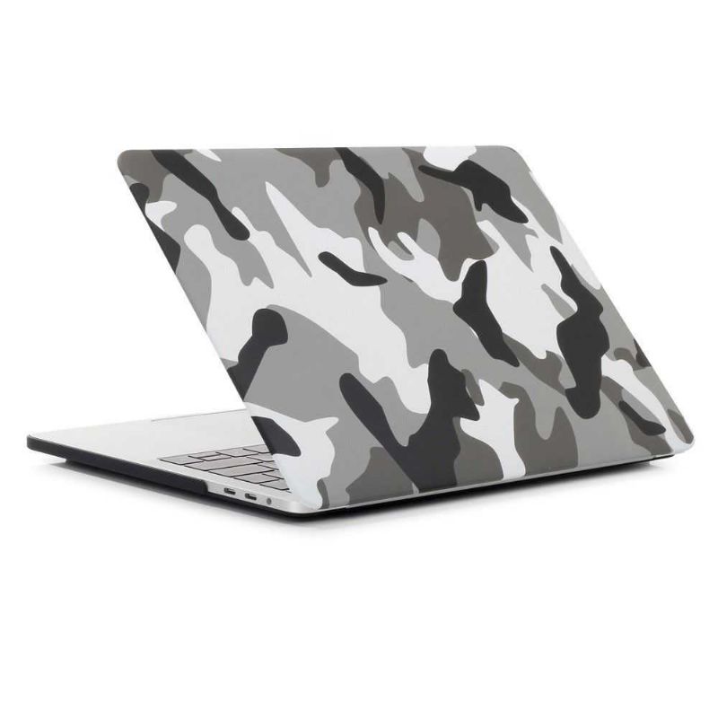 Macbook Pro 13 Etui / Touch Bar Military Camouflage - Grå