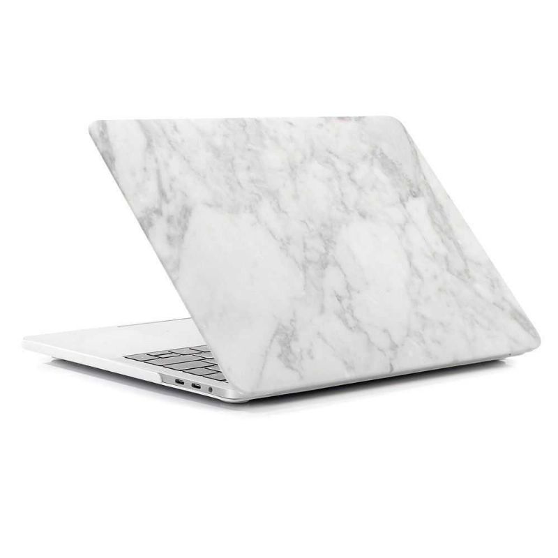 Macbook Pro 13 Taske / Marble Touch Bar - Grå