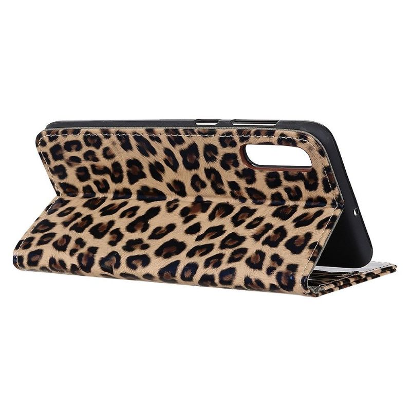 Flip Cover Xiaomi Mi A3 Hemming Punge Etui Leopard Tegnebog