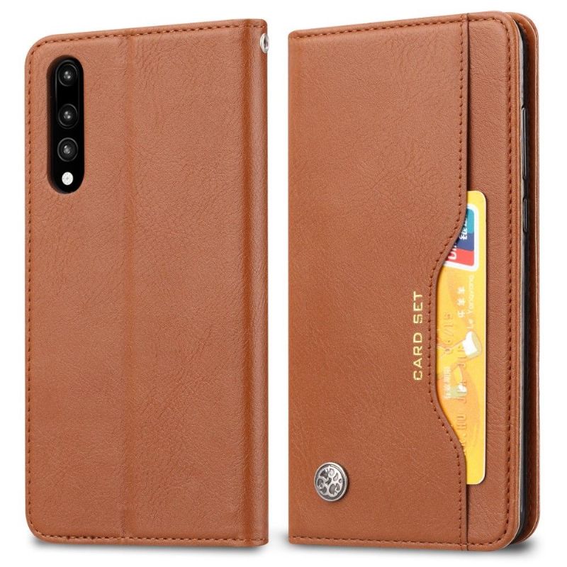 Læder Cover Xiaomi Mi A3 Læderstøttefunktion