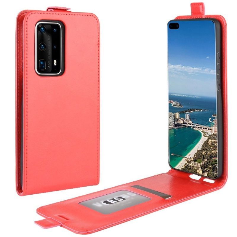 Flip Cover Huawei P40 Pro+ Læder Cover Lodret Kunstlæder