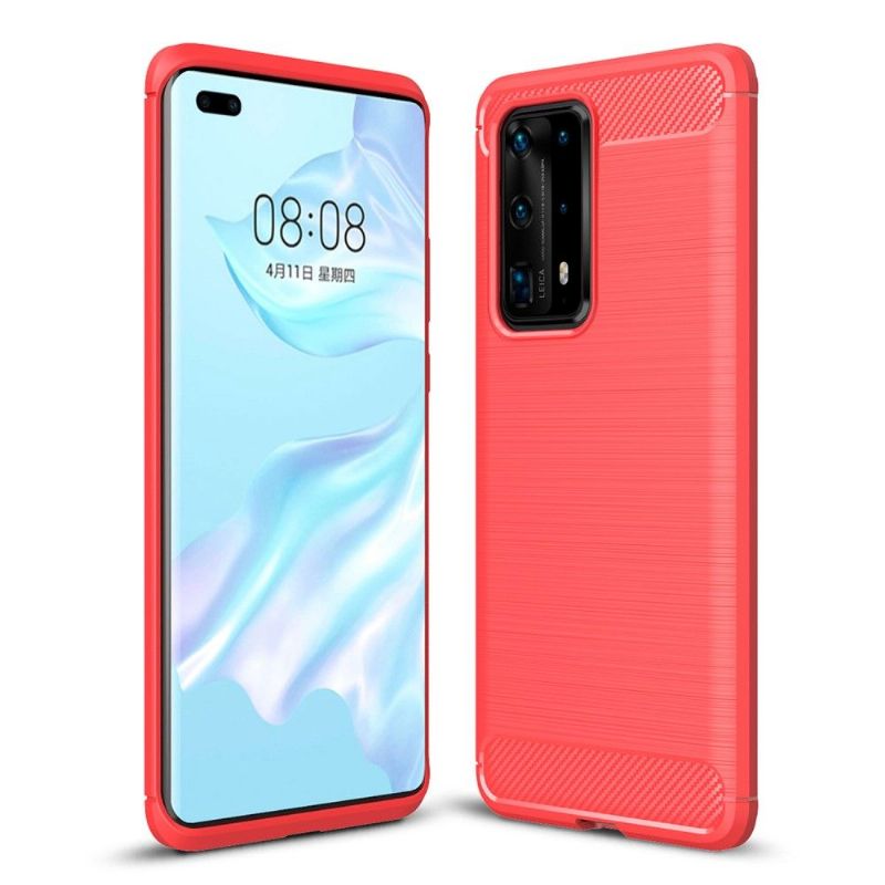 Mobilcover Huawei P40 Pro+ Mere Børstet Kulstofeffekt