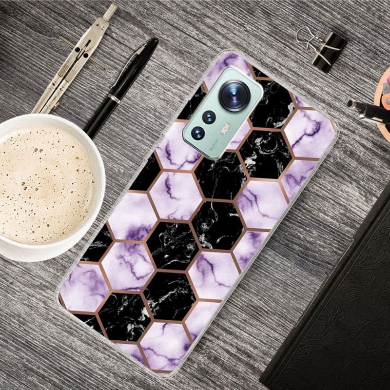 Cover Xiaomi 12 Pro Anti-fald Marble Geometry 0016 Series