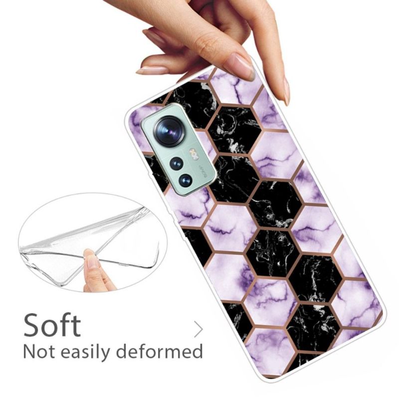 Cover Xiaomi 12 Pro Anti-fald Marble Geometry 0016 Series