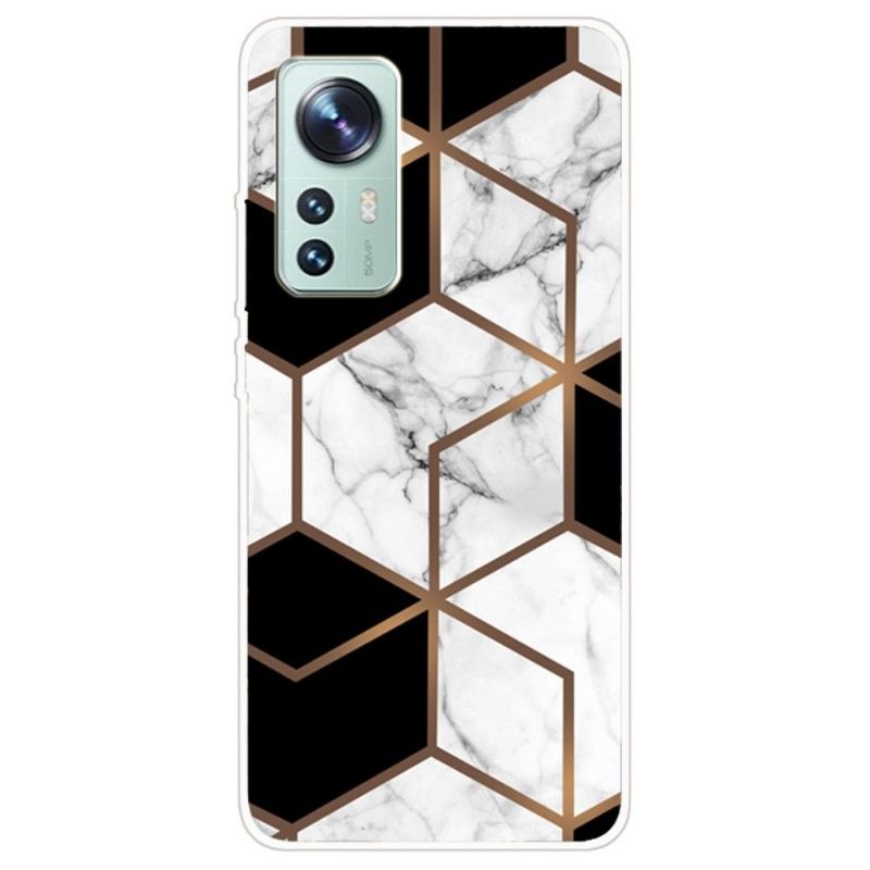 Cover Xiaomi 12 Pro Anti-fald Marble Geometry 0016 Series