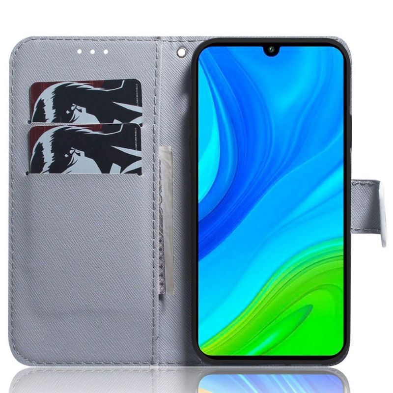 Flip Cover Xiaomi 12 Pro Anti-fald Hvide Blomster