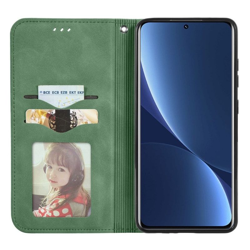 Flip Cover Xiaomi 12 Pro Business Retro