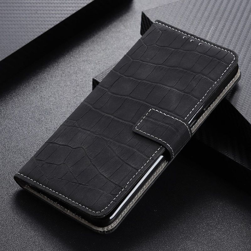 Flip Cover Xiaomi 12 Pro Hemming Croco Look Syning