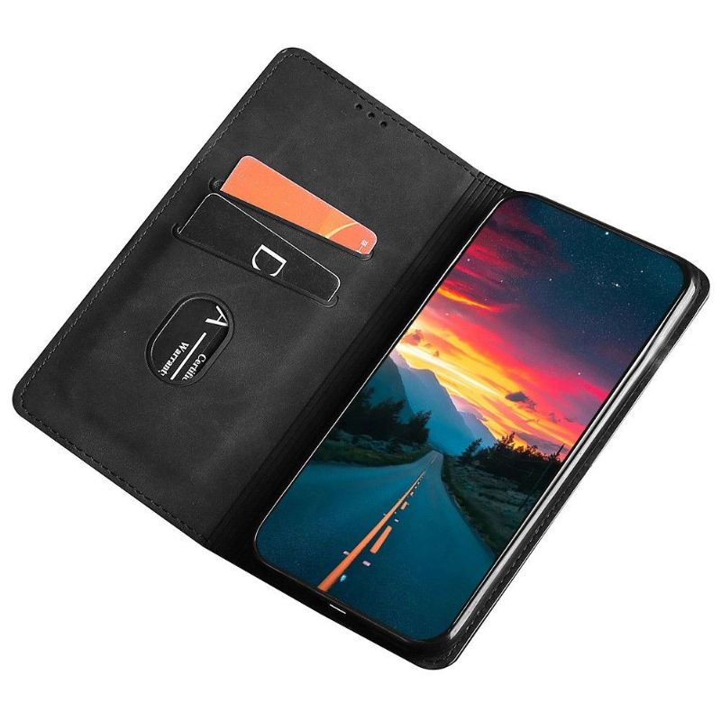 Flip Cover Xiaomi 12 Pro Hemming Leah Premium