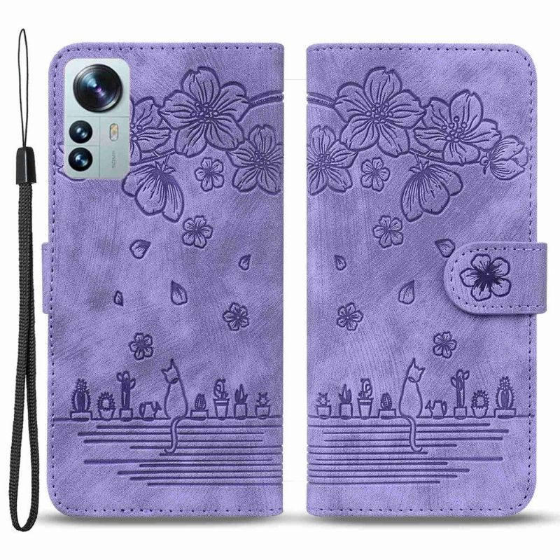 Flip Cover Xiaomi 12 Pro Kunstnerisk