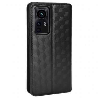 Flip Cover Xiaomi 12 Pro Læder Cover Designgeometri