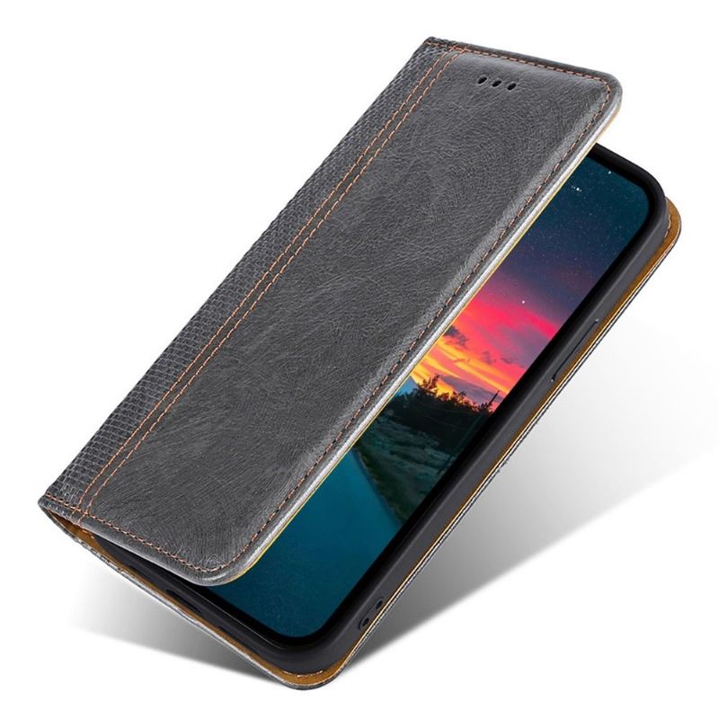 Flip Cover Xiaomi 12 Pro Læder Cover Flip Folio-sømme