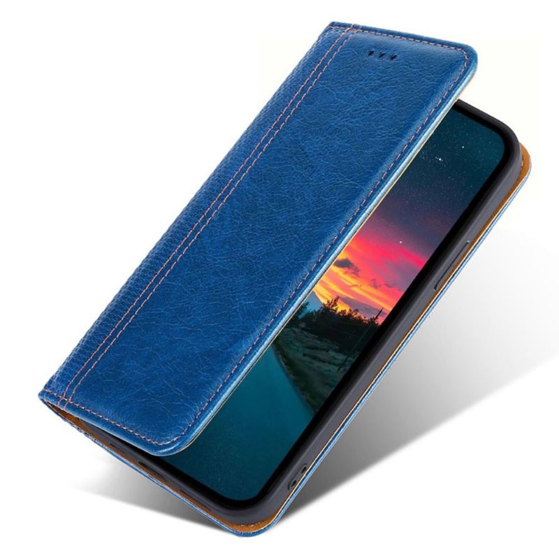 Flip Cover Xiaomi 12 Pro Læder Cover Flip Folio-sømme