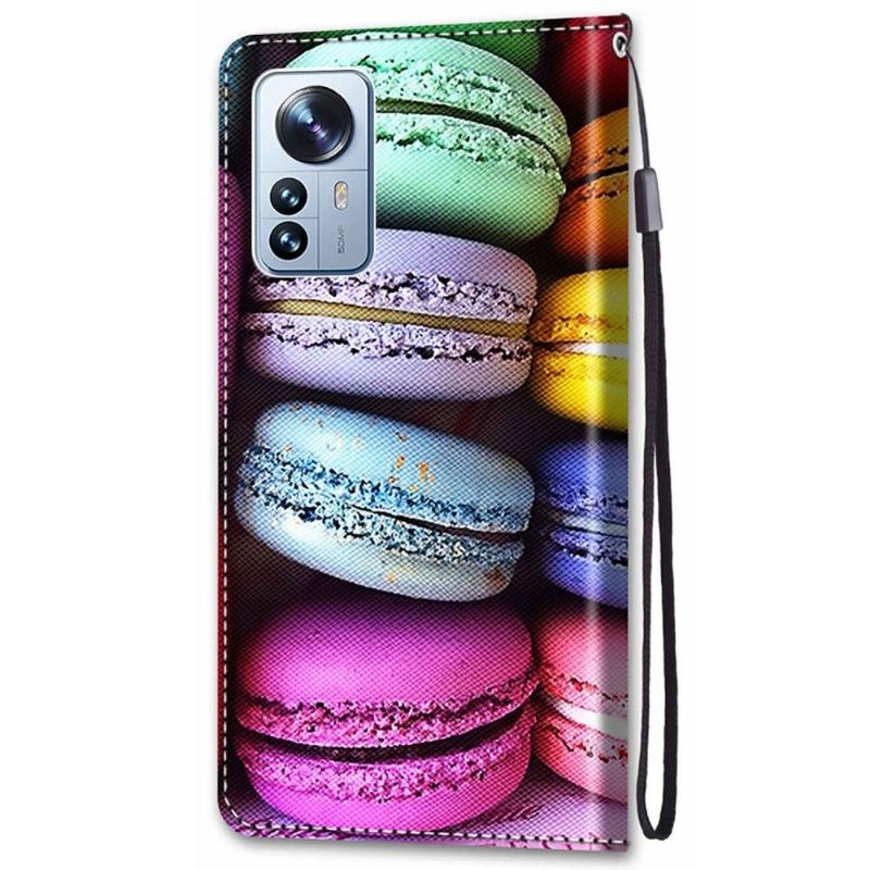 Flip Cover Xiaomi 12 Pro Macarons