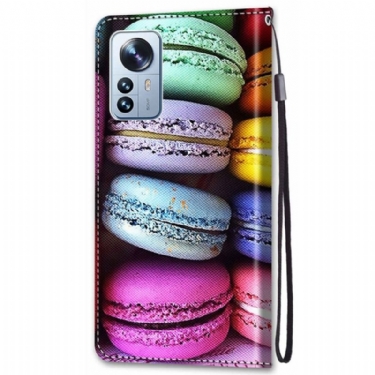 Flip Cover Xiaomi 12 Pro Macarons