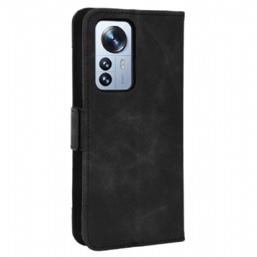 Flip Cover Xiaomi 12 Pro Premium Med Kortholder