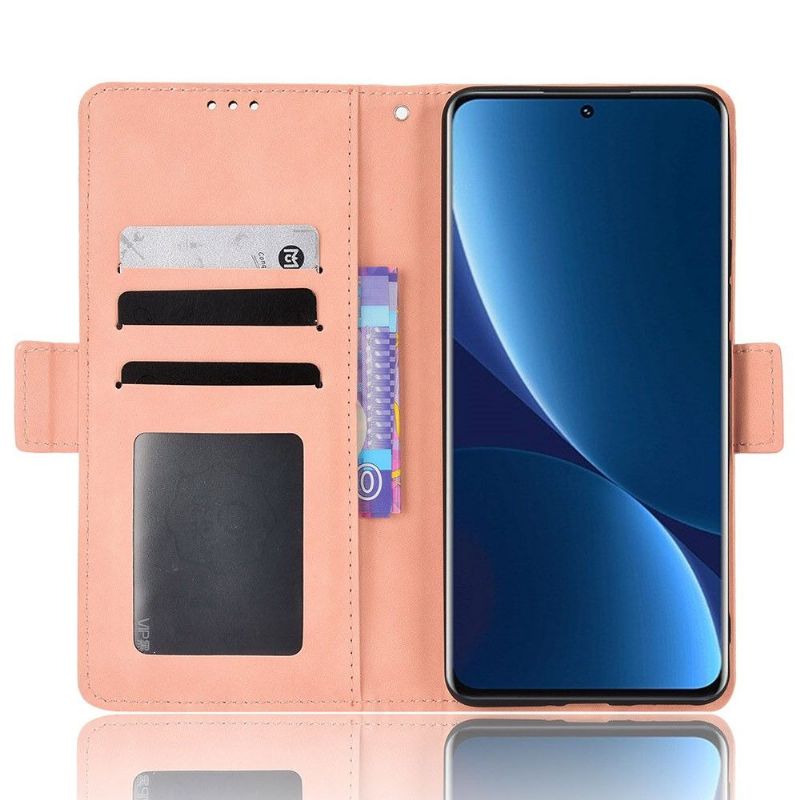 Flip Cover Xiaomi 12 Pro Premium Med Kortholder