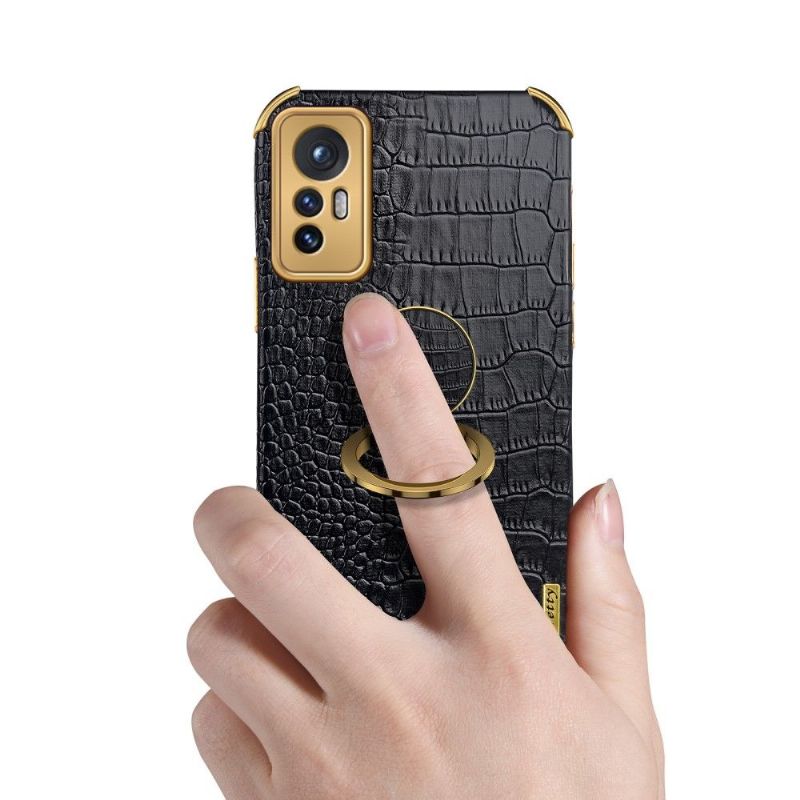 Mobilcover Xiaomi 12 Pro Original Croc Effekt Med Ring