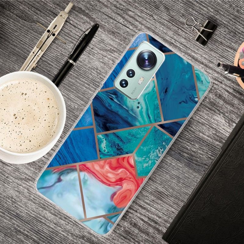 Mobilcover Xiaomi 12 Pro Original Marble Geometry 0022 Series