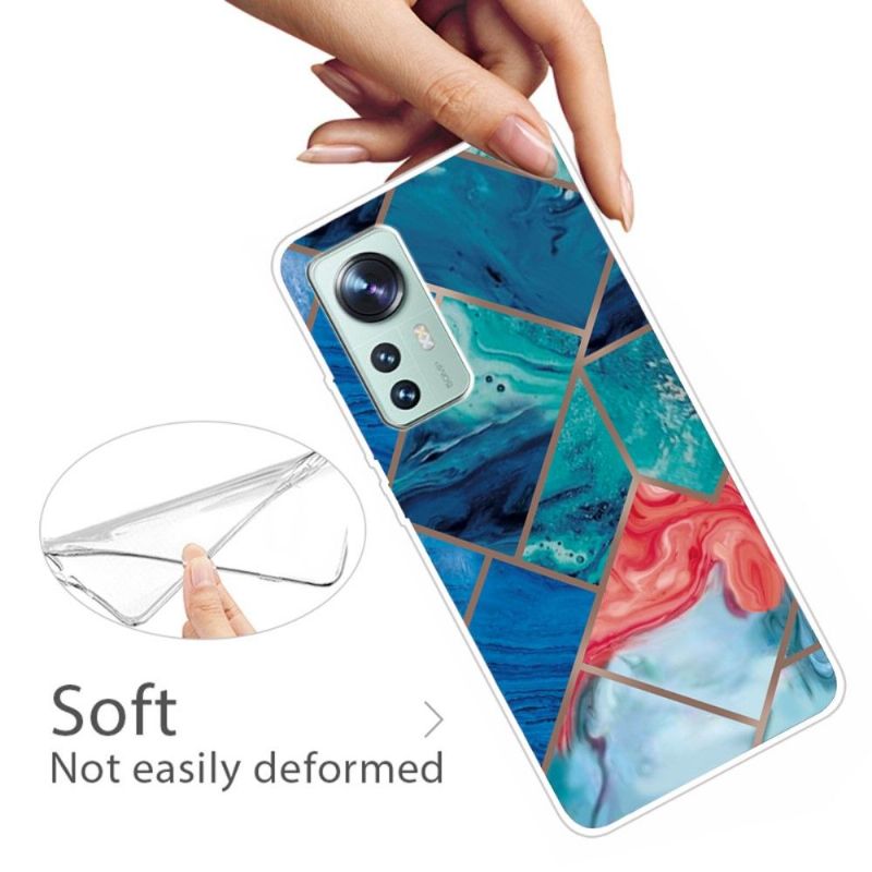 Mobilcover Xiaomi 12 Pro Original Marble Geometry 0022 Series