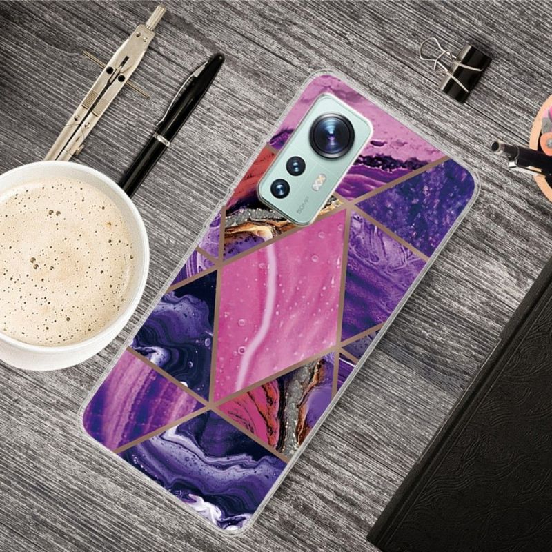 Mobilcover Xiaomi 12 Pro Original Marble Geometry 0022 Series