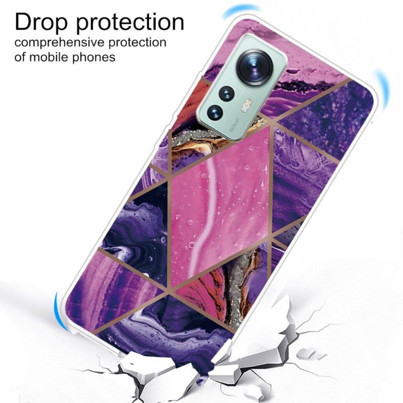 Mobilcover Xiaomi 12 Pro Original Marble Geometry 0022 Series