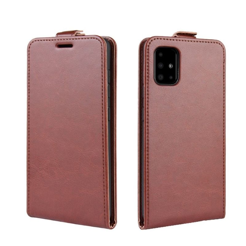 Case Samsung Galaxy A51 Flip Cover Lodret Kunstlæder