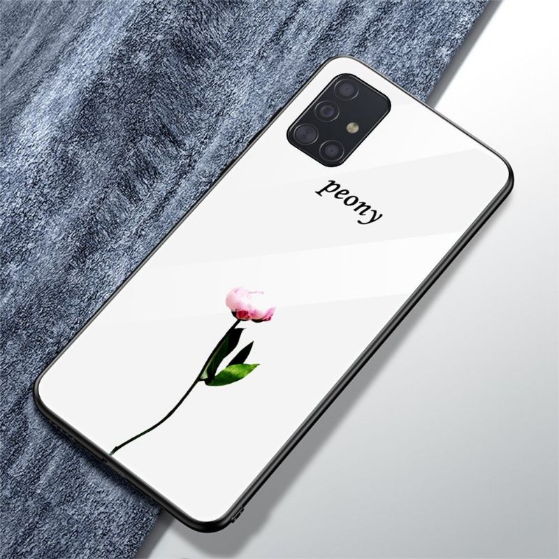 Cover Samsung Galaxy A51 Hemming Glasryg Pæonen