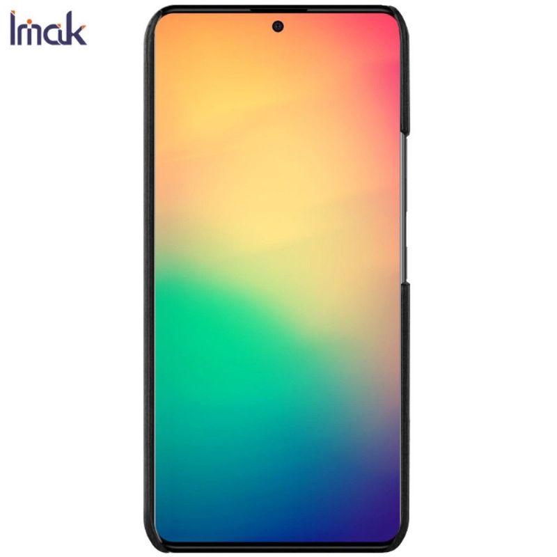 Cover Samsung Galaxy A51 Imak Imiteret Læder + Hærdet Glas