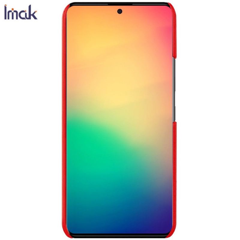 Cover Samsung Galaxy A51 Imak Imiteret Læder + Hærdet Glas